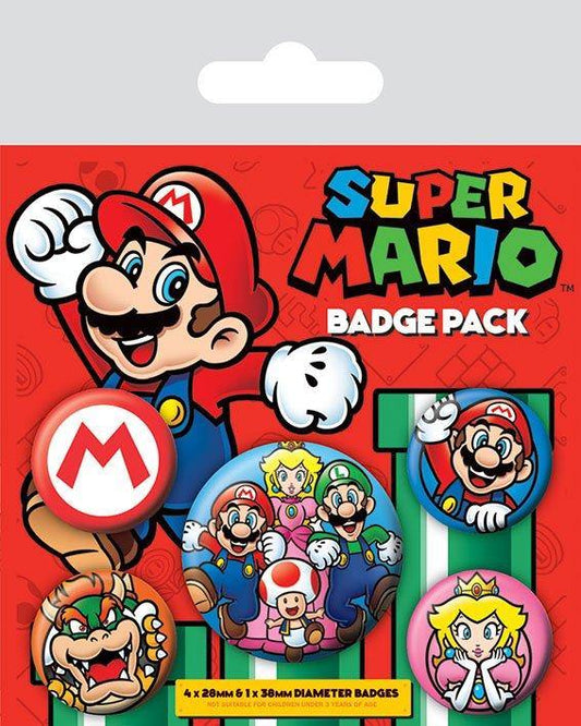 Badges ´Super Mario´ - Pixelcave