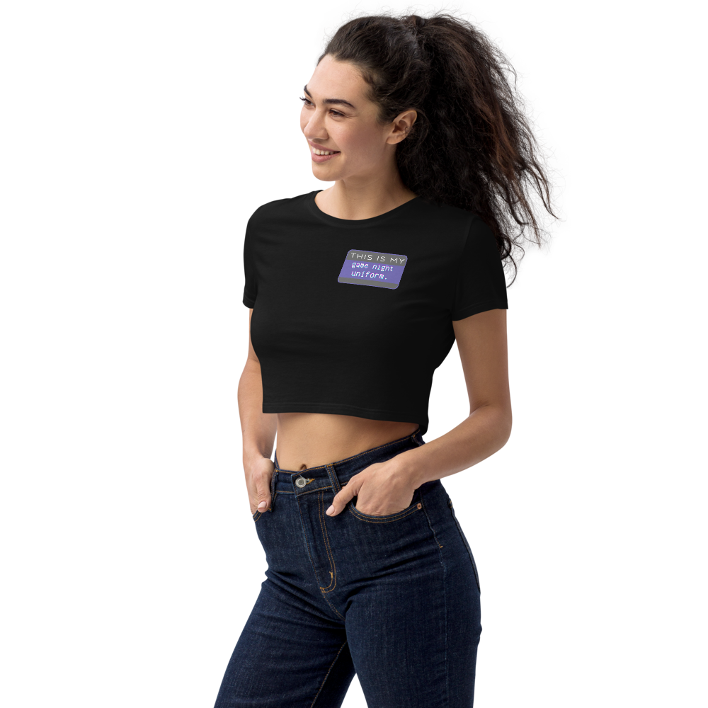 Crop Top 'Game Night Uniform' - Pixelcave