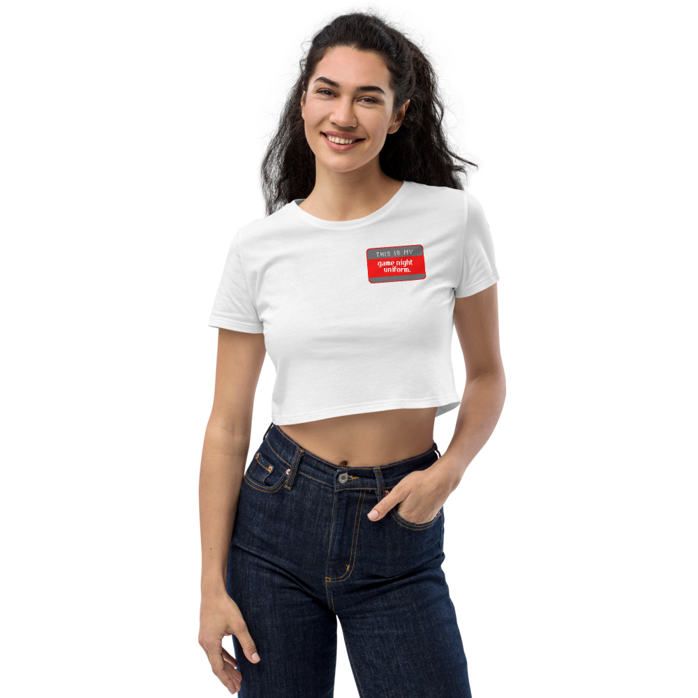 Crop Top 'Game Night Uniform' - Pixelcave
