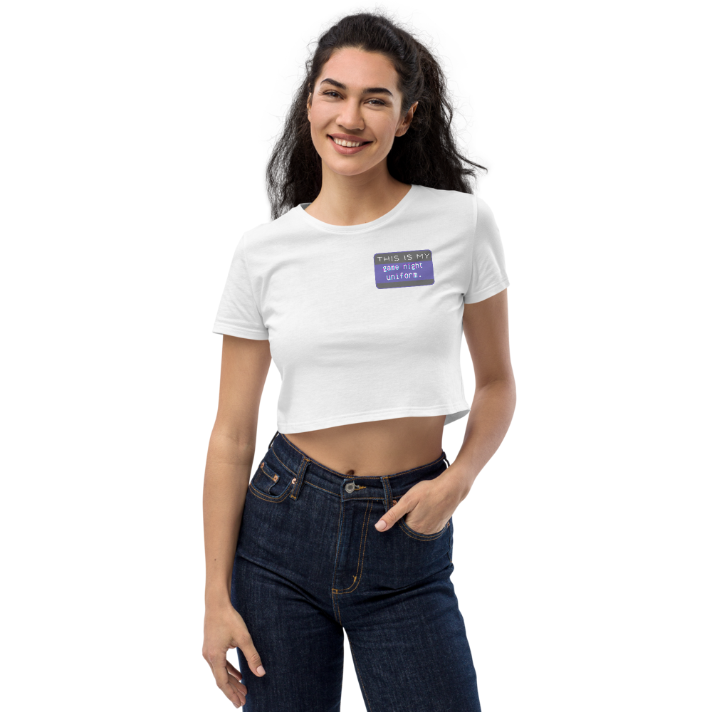 Crop Top 'Game Night Uniform' - Pixelcave