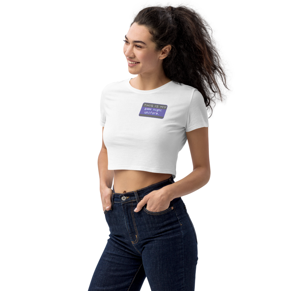 Crop Top 'Game Night Uniform' - Pixelcave
