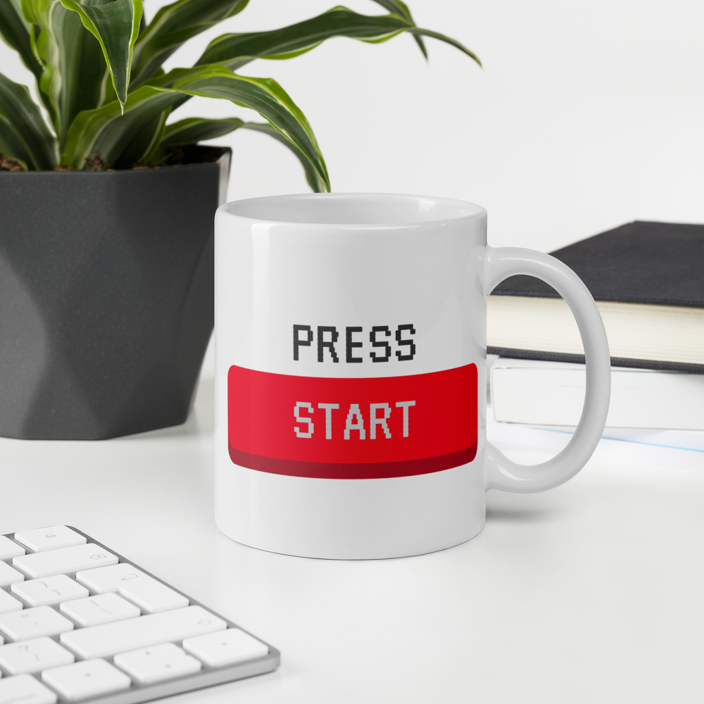 Mok 'Press Start' - Pixelcave