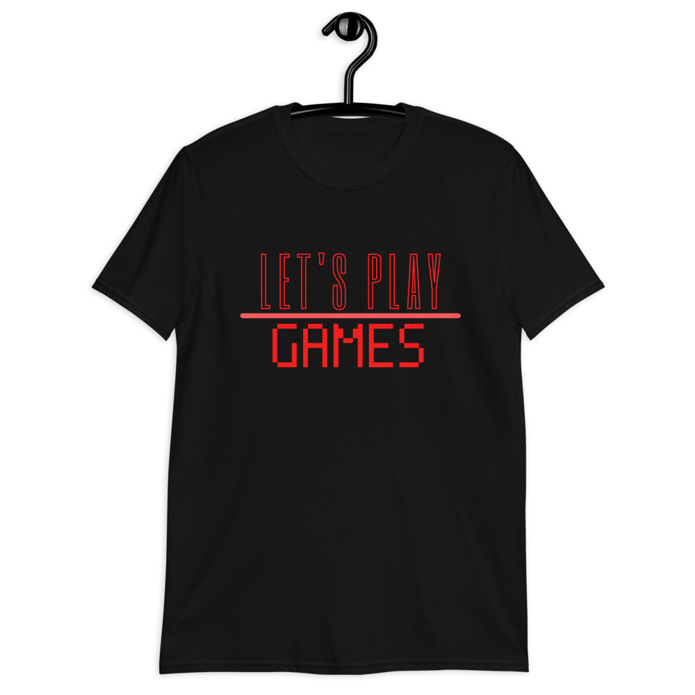 T-shirt 'Let's Play Games' - Pixelcave