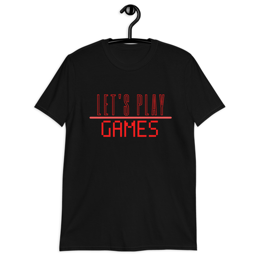 T-shirt 'Let's Play Games' - Pixelcave