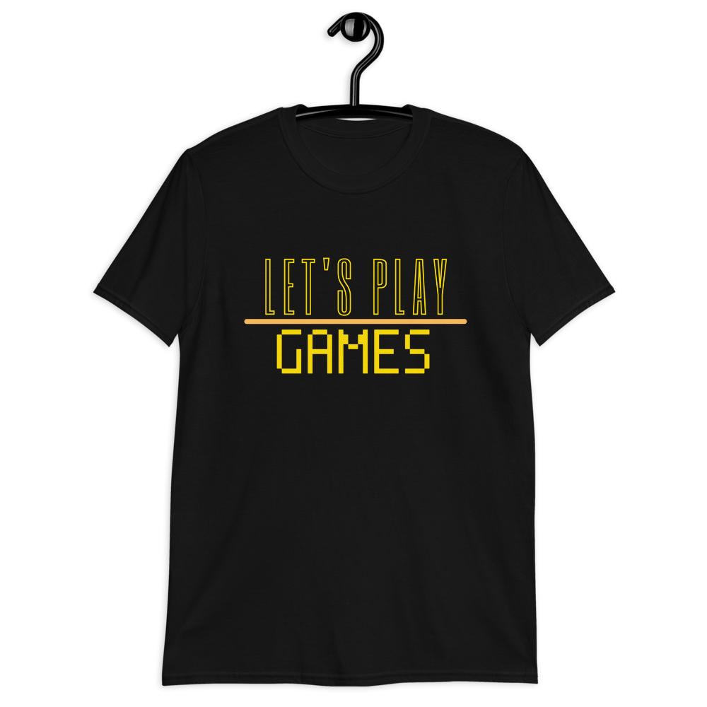 T-shirt 'Let's Play Games' - Pixelcave