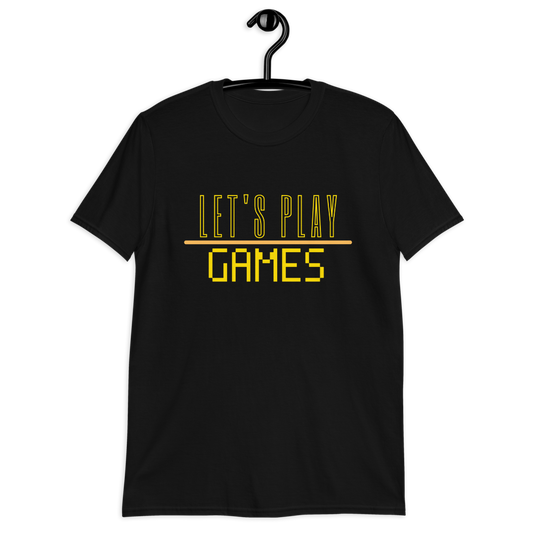 T-shirt 'Let's Play Games' - Pixelcave