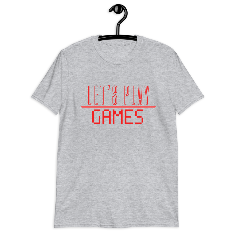 T-shirt 'Let's Play Games' - Pixelcave