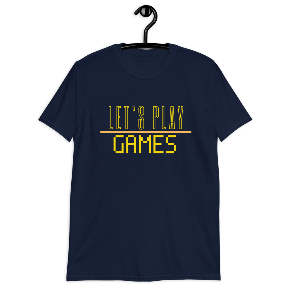 T-shirt 'Let's Play Games' - Pixelcave