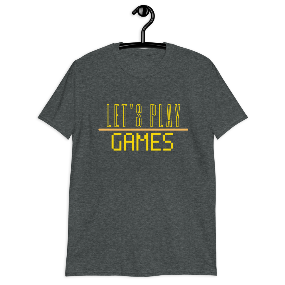T-shirt 'Let's Play Games' - Pixelcave