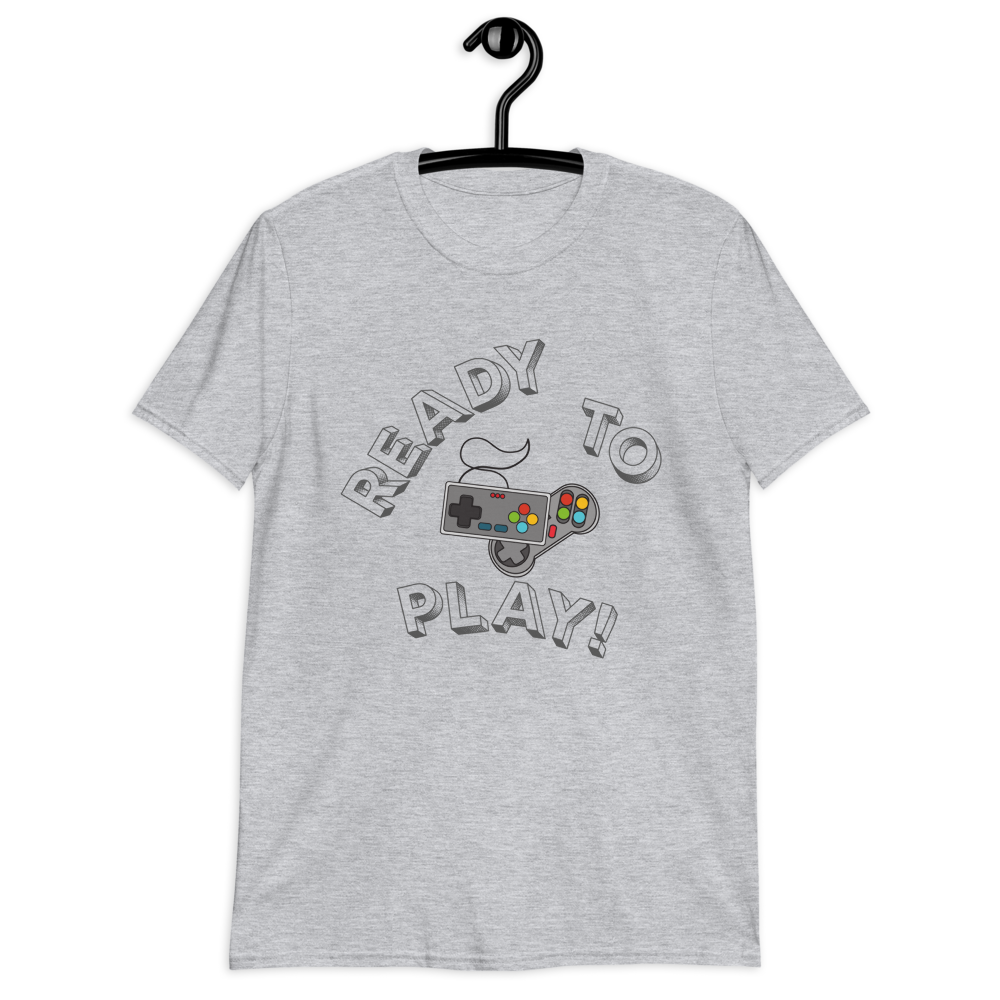 T-shirt 'Ready to Play' - Pixelcave