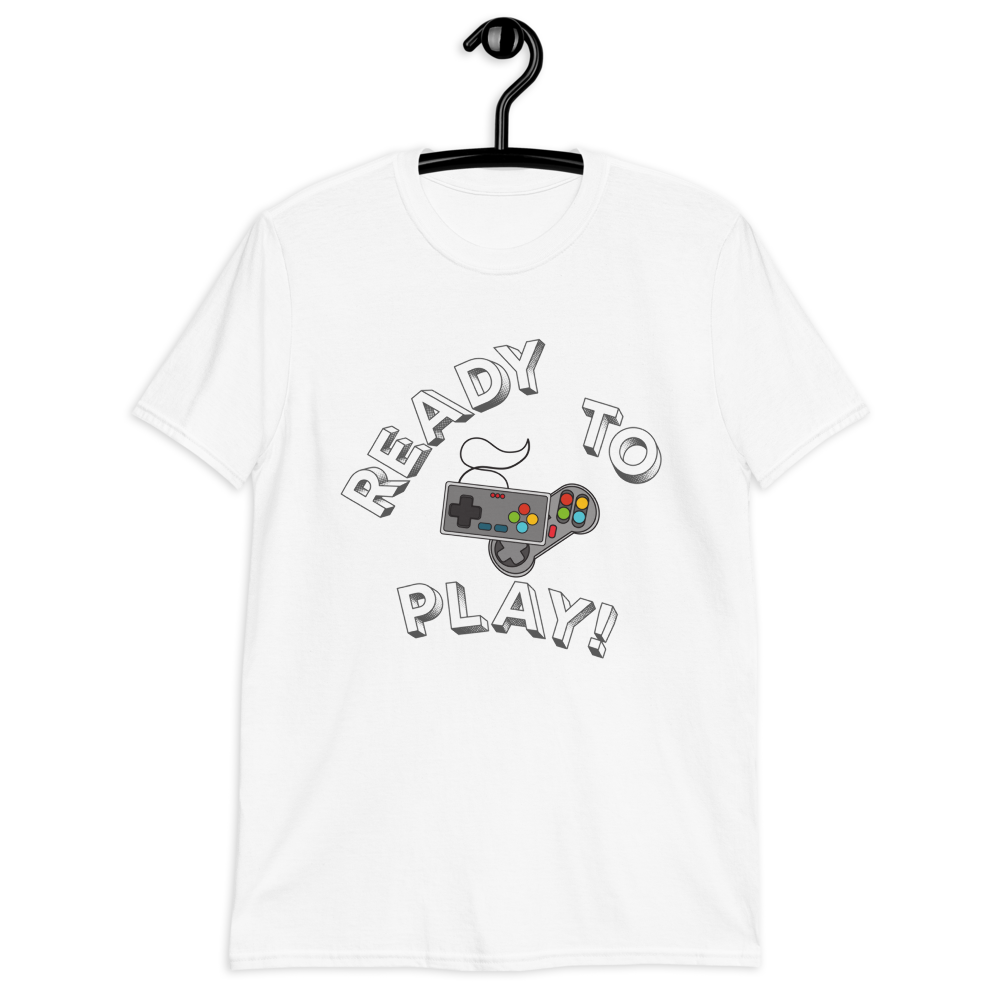 T-shirt 'Ready to Play' - Pixelcave