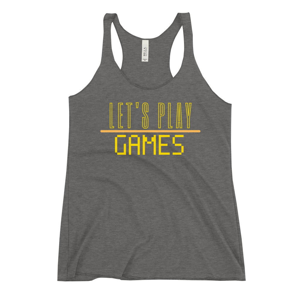 Tank Top 'Let's Play Games' - Pixelcave