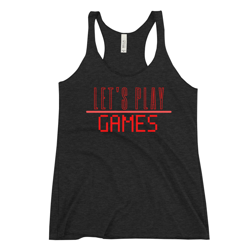 Tank Top 'Let's Play Games' - Pixelcave