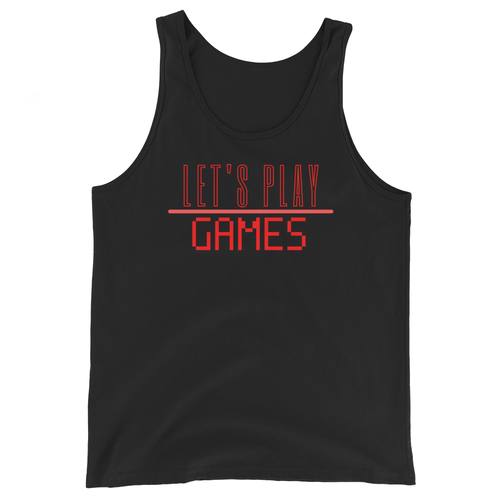 Tank Top 'Let's Play Games' - Pixelcave