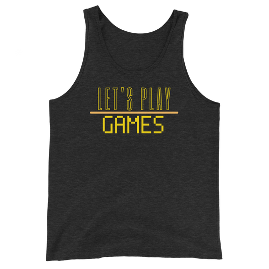 Tank Top 'Let's Play Games' - Pixelcave