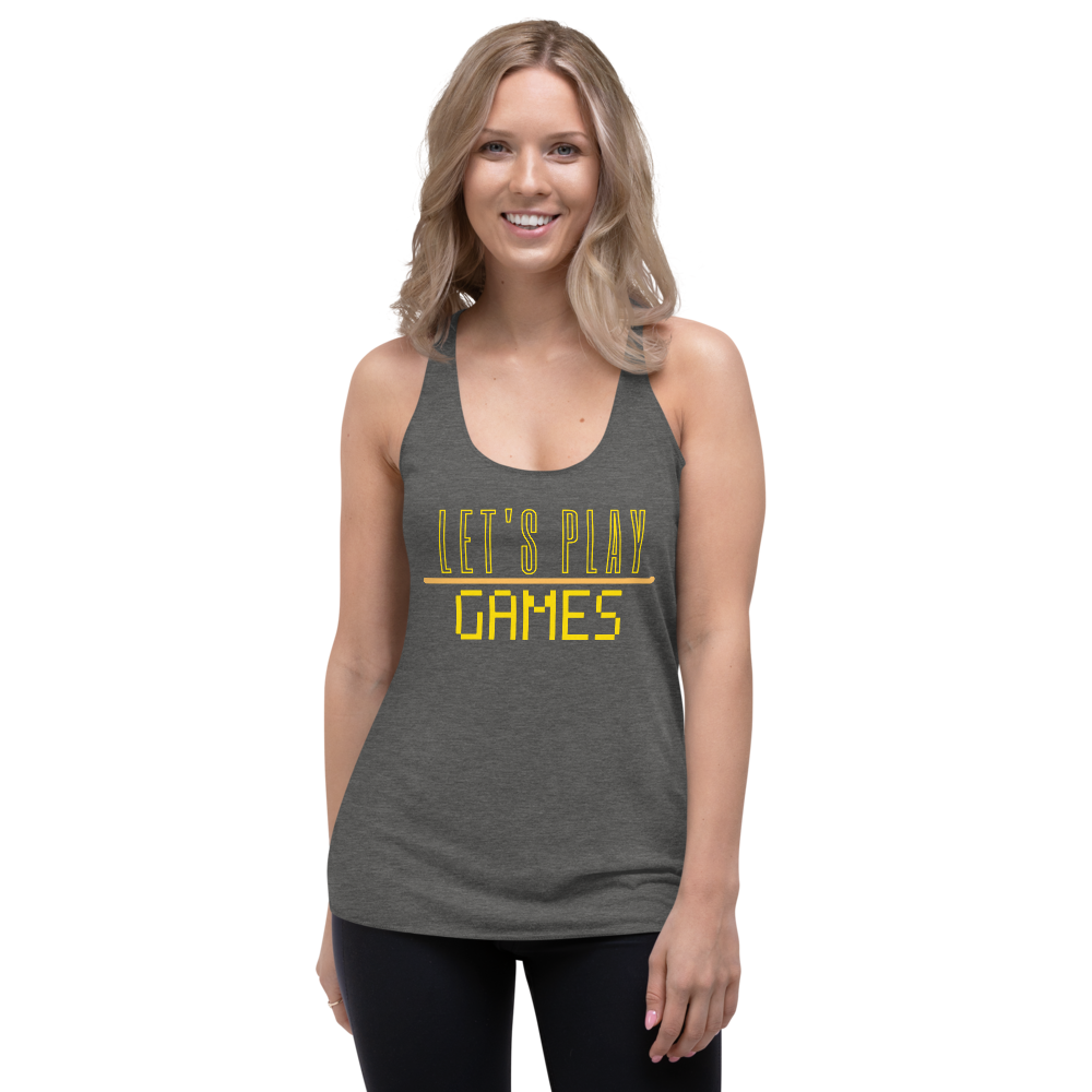 Tank Top 'Let's Play Games' - Pixelcave