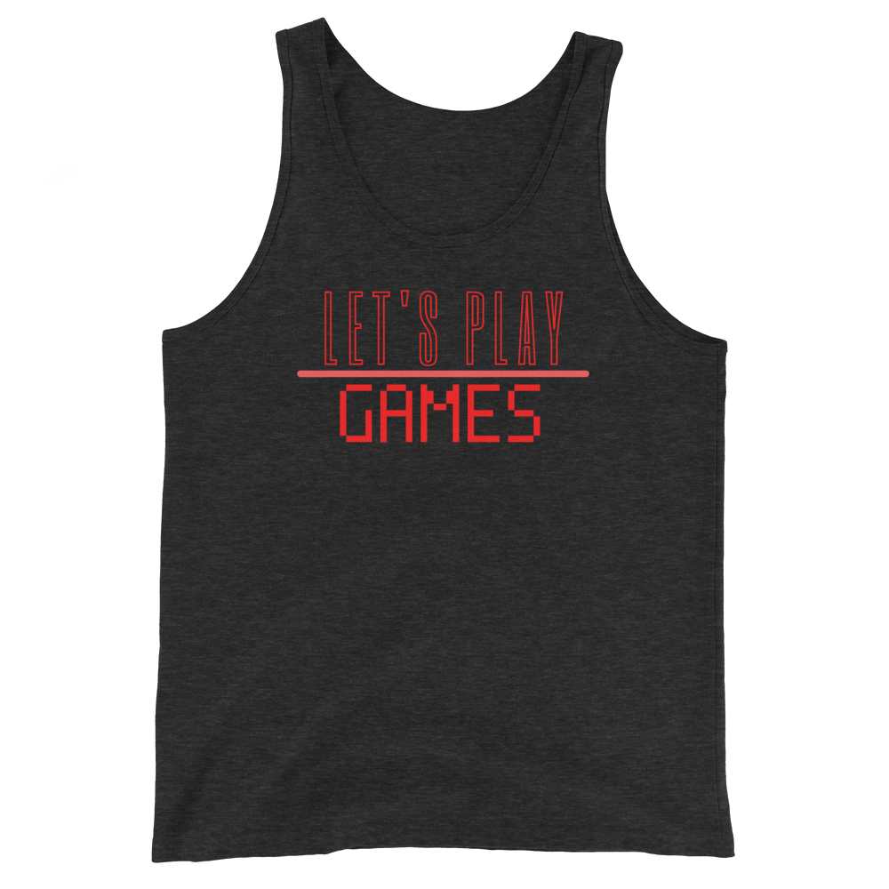 Tank Top 'Let's Play Games' - Pixelcave