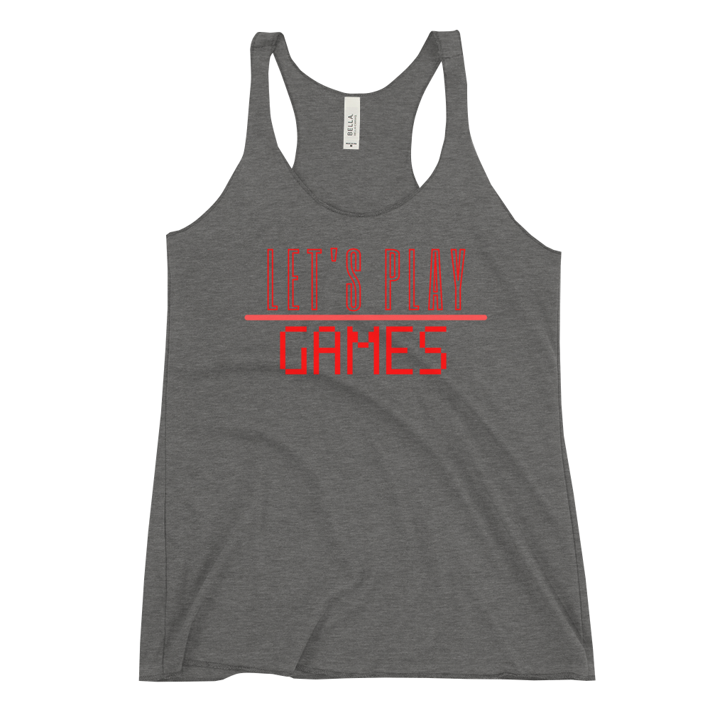 Tank Top 'Let's Play Games' - Pixelcave