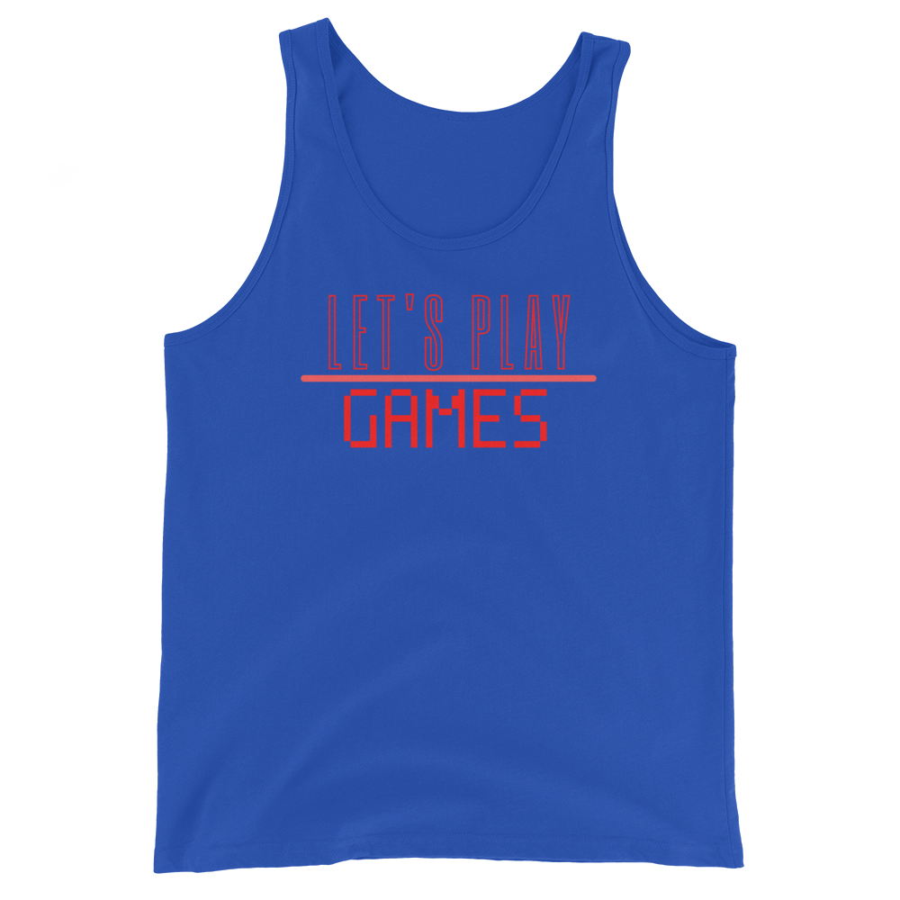 Tank Top 'Let's Play Games' - Pixelcave