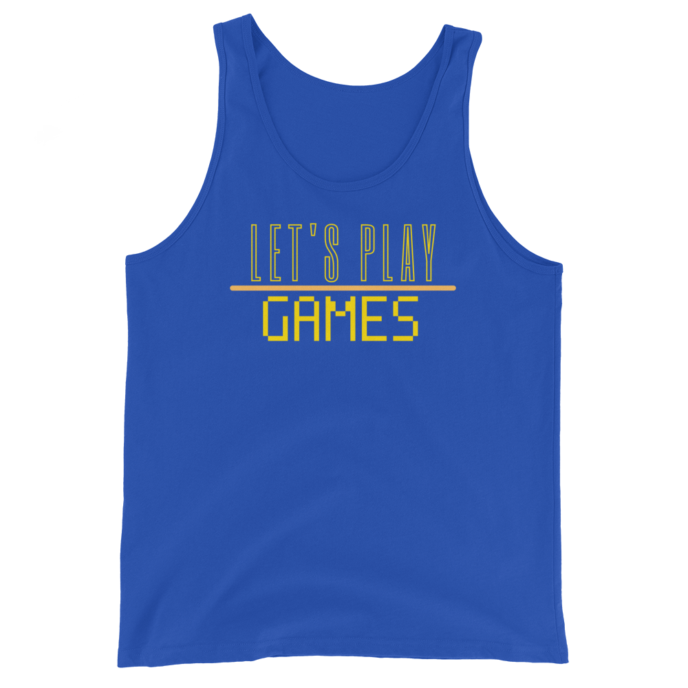 Tank Top 'Let's Play Games' - Pixelcave