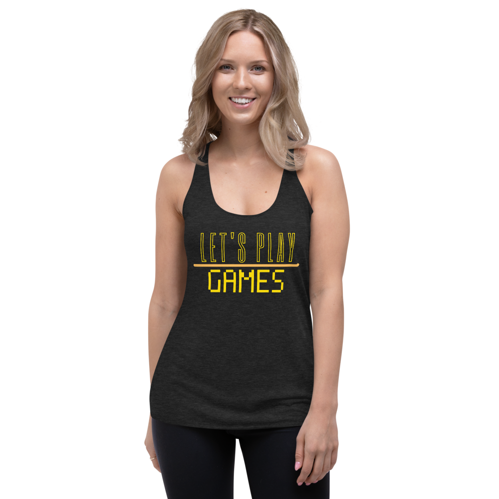 Tank Top 'Let's Play Games' - Pixelcave