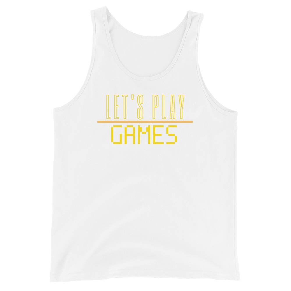 Tank Top 'Let's Play Games' - Pixelcave