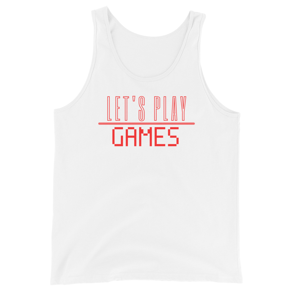 Tank Top 'Let's Play Games' - Pixelcave