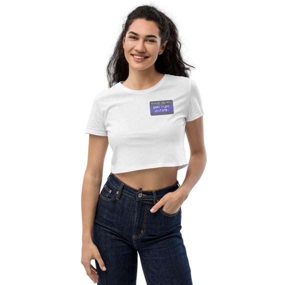 Crop Top 'Game Night Uniform' - Pixelcave