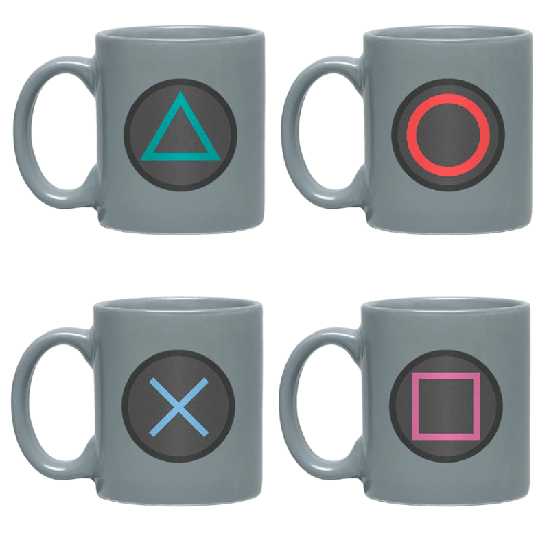 Espressomokken 'PlayStation Buttons' - Pixelcave