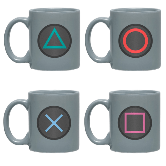 Espressomokken 'PlayStation Buttons' - Pixelcave