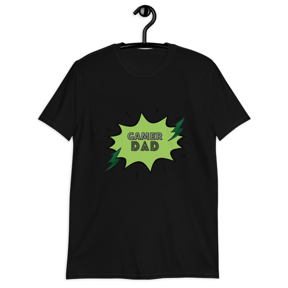 T-shirt 'Gamer Dad' - Pixelcave