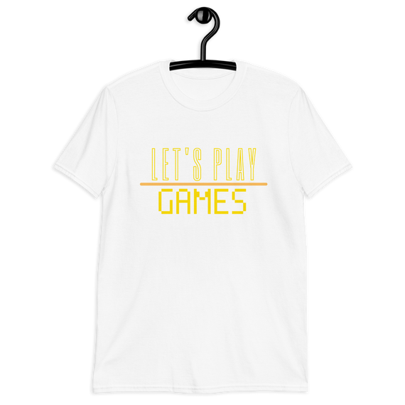 T-shirt 'Let's Play Games' - Pixelcave