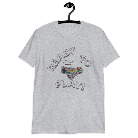 T-shirt 'Ready to Play' - Pixelcave