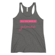 Tank Top 'All you need is games' - Pixelcave