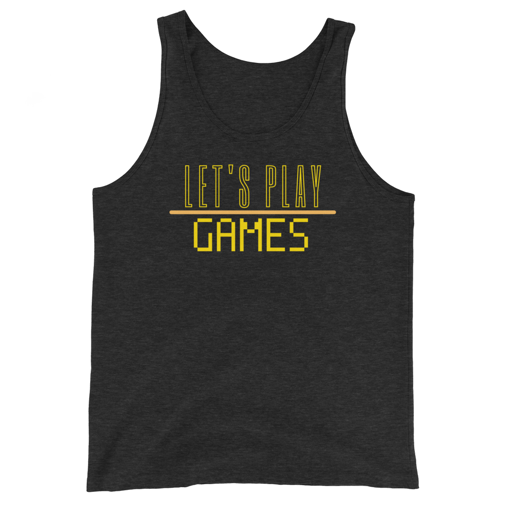 Tank Top 'Let's Play Games' - Pixelcave