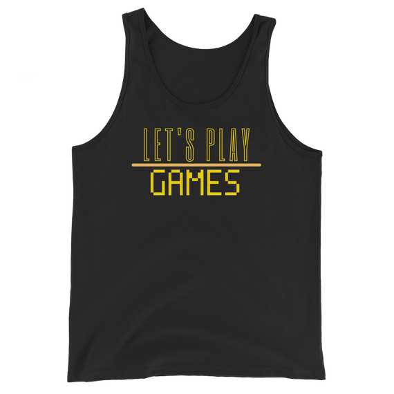 Tank Top 'Let's Play Games' - Pixelcave