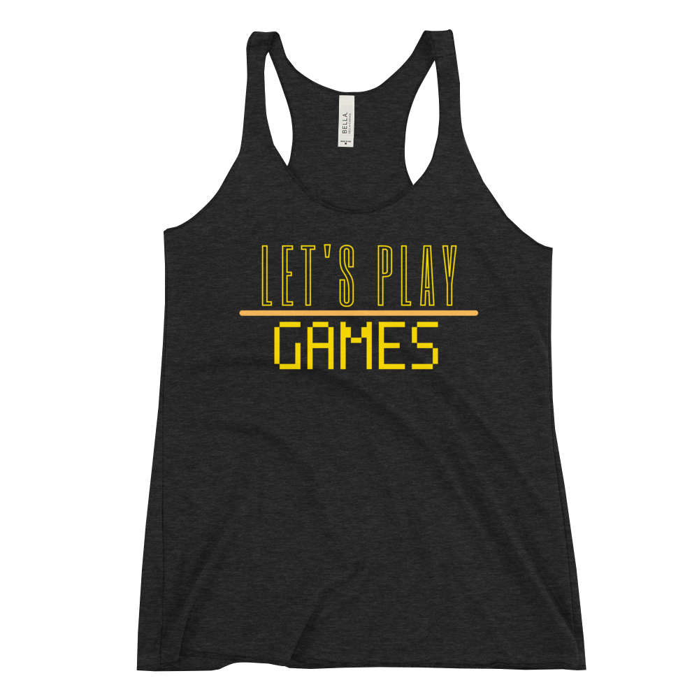 Tank Top 'Let's Play Games' - Pixelcave