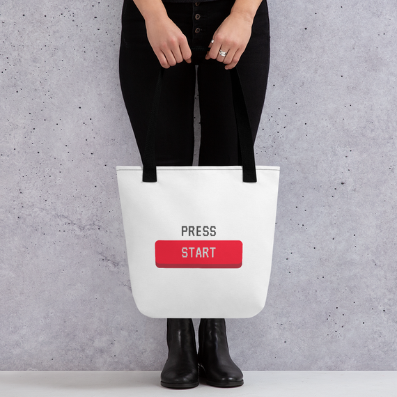 Tas 'Press Start' - Pixelcave